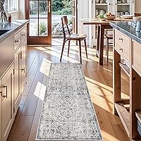 Vista 72 de Alfombra de Pasillo Lavable - Alfombras de Cocina de 2'6"x12' con Respaldo Antideslizante, Alfombras de Casa de Campo para Interiores para Sala