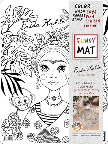 Akademi Çocuk Funny Mat - Frida 30X40Cm - Yeni