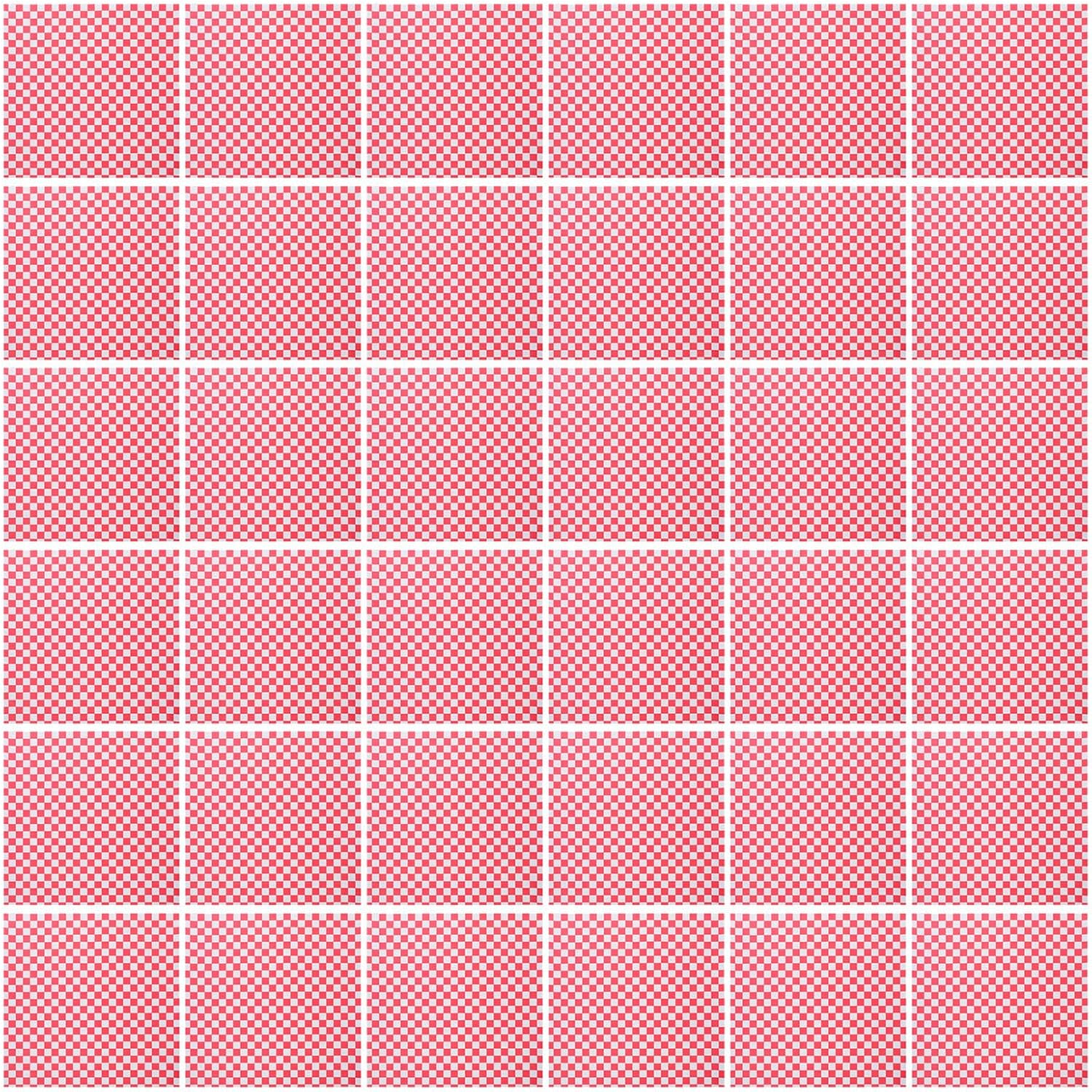500pcs 11.8in Baking Parchment Sheets Greaseproof Disposable Paper Liners Non-stick Checkered Design for Sandwiches Pizza Baking and Food Wrapping