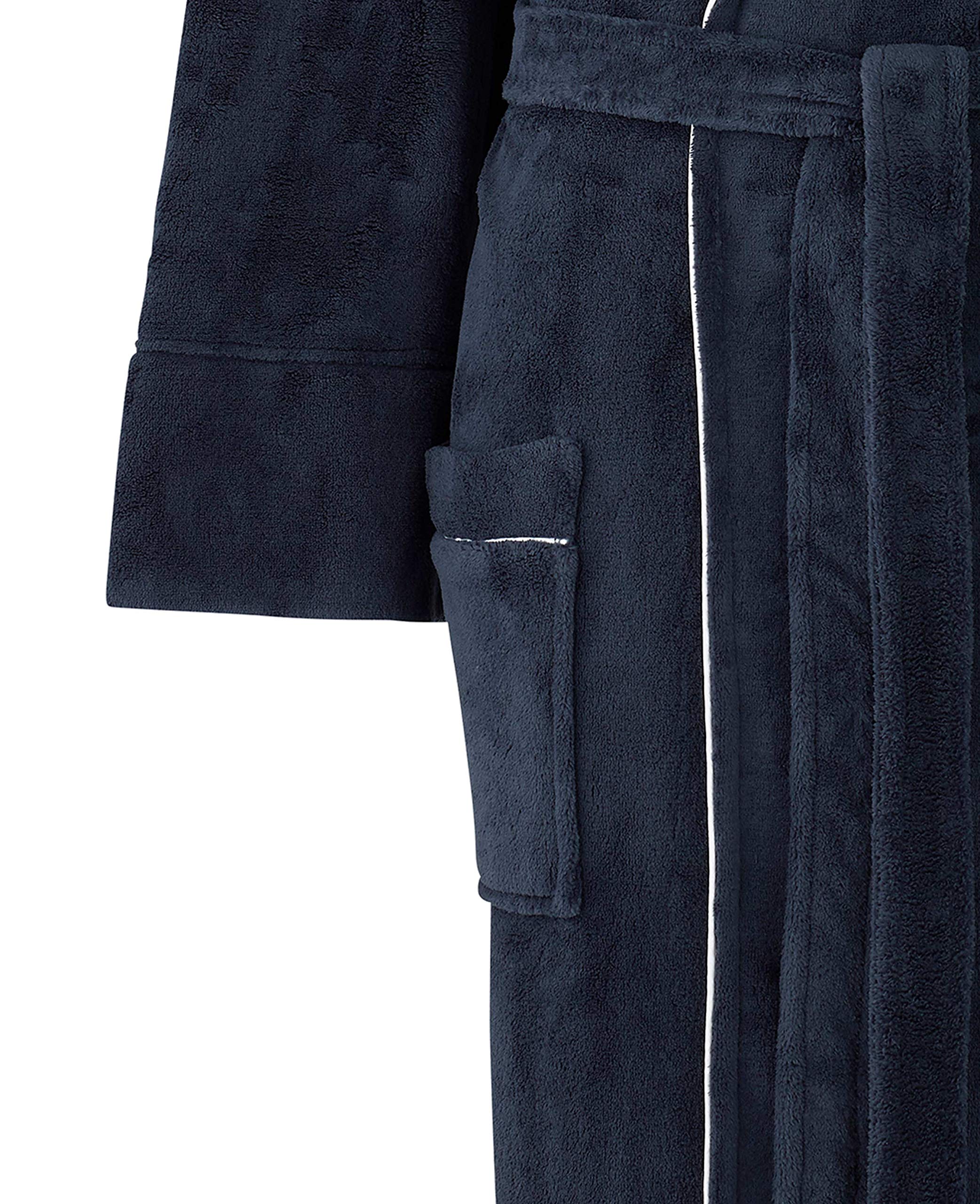 THE SAVILE ROW COMPANY LONDON Men's Lightweight Super Soft Warm Fleece Dressing Gown — view 3