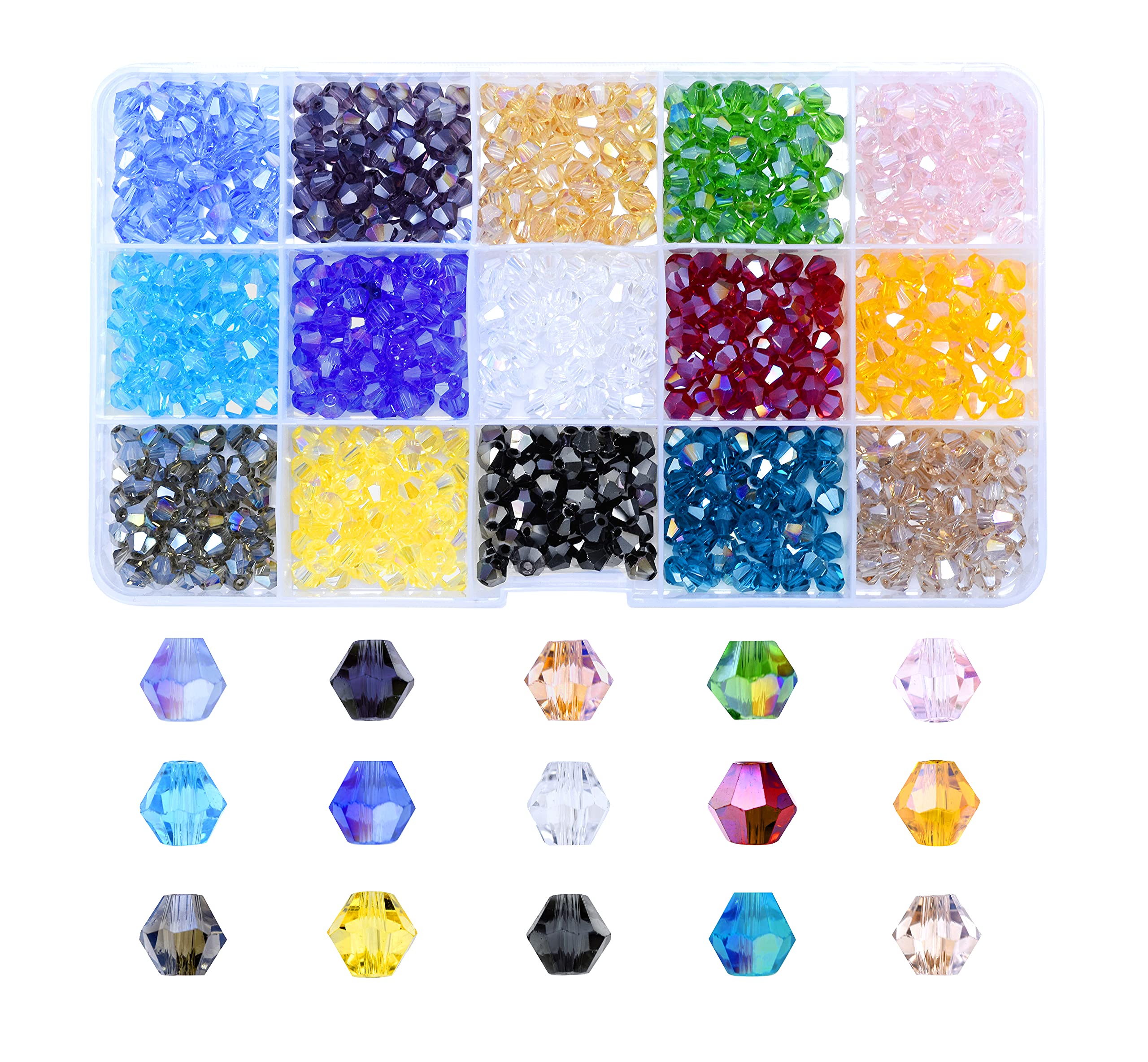 Perles de cristal 6mm Mandala Crafts en lot de 750 pièces pour ne jamais manquer de choix