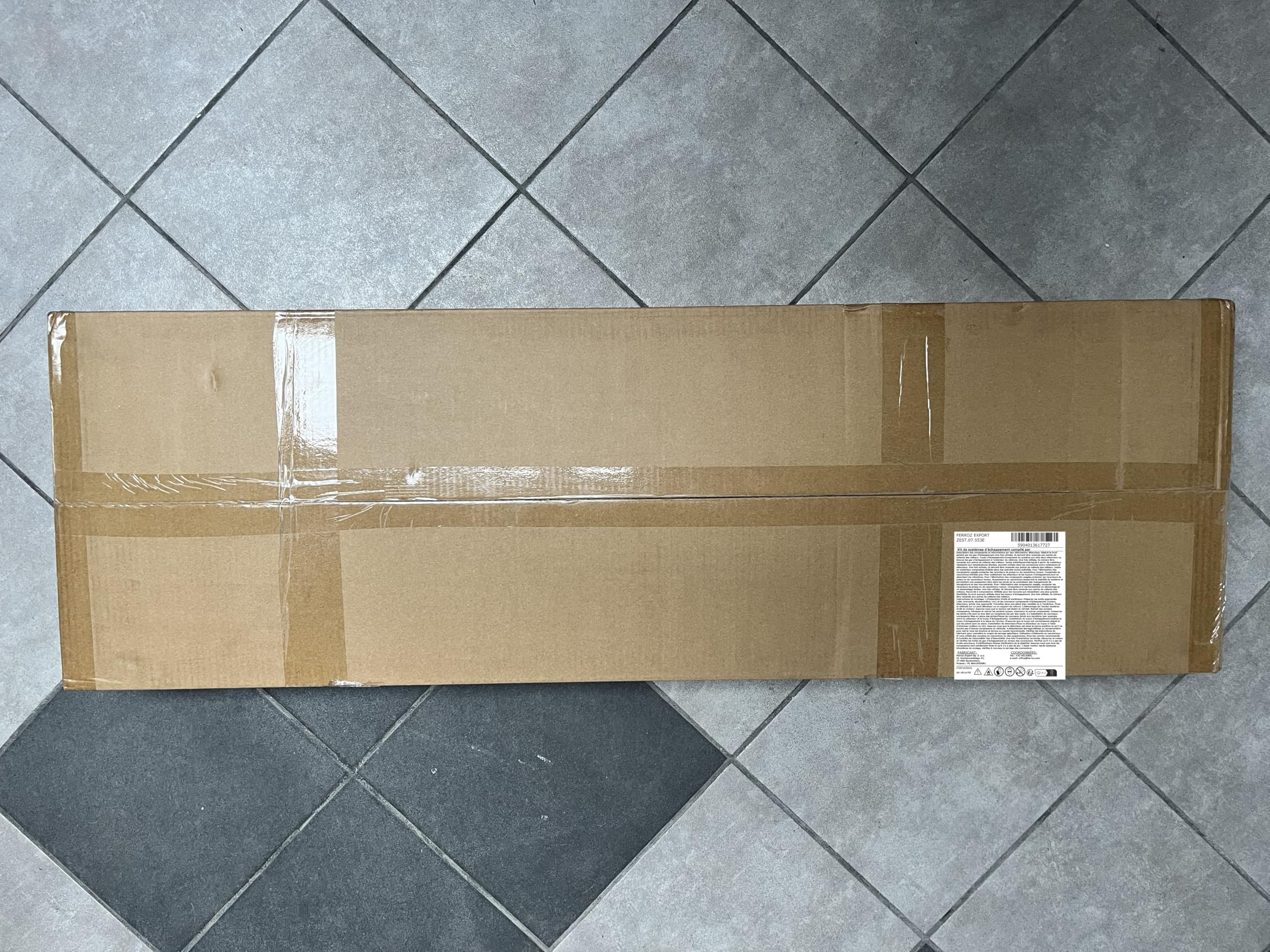 Ferroz Export Ersatz für Abgasrohr für Fiat 500 (C312), Fiat Panda (169), Ford KA (RU8) 1.2 69PS Auspuff