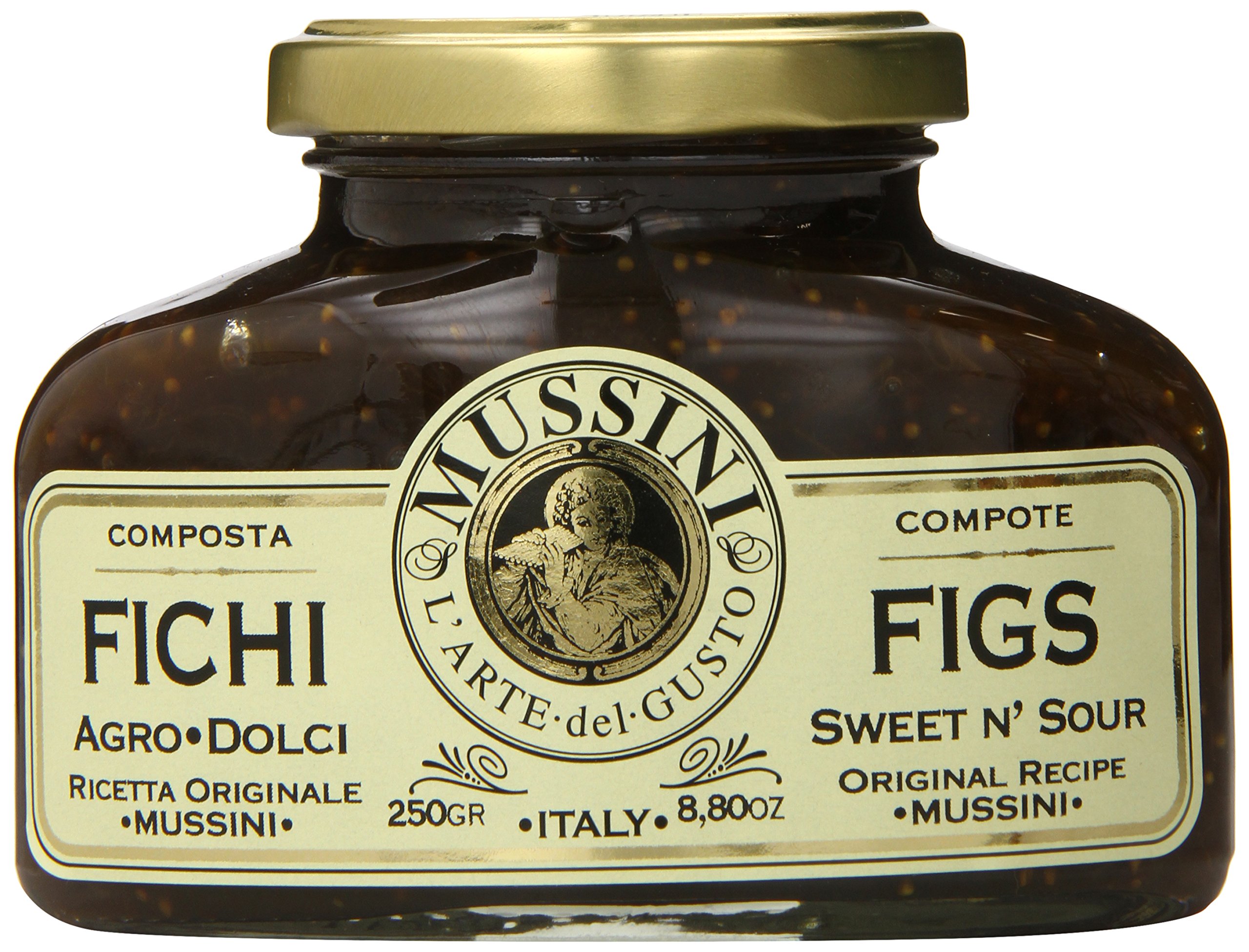 Mussini Figs and Balsamic Vinegar Compote, 8.8 Ounces, Single Pack