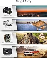 Vista 7 de Cámara Trail USB C Lector de tarjetas SD, ChiaoPio 2 en 1 USB-C a adaptador de tarjeta de memoria con SD MicroSD de doble ranura compatible