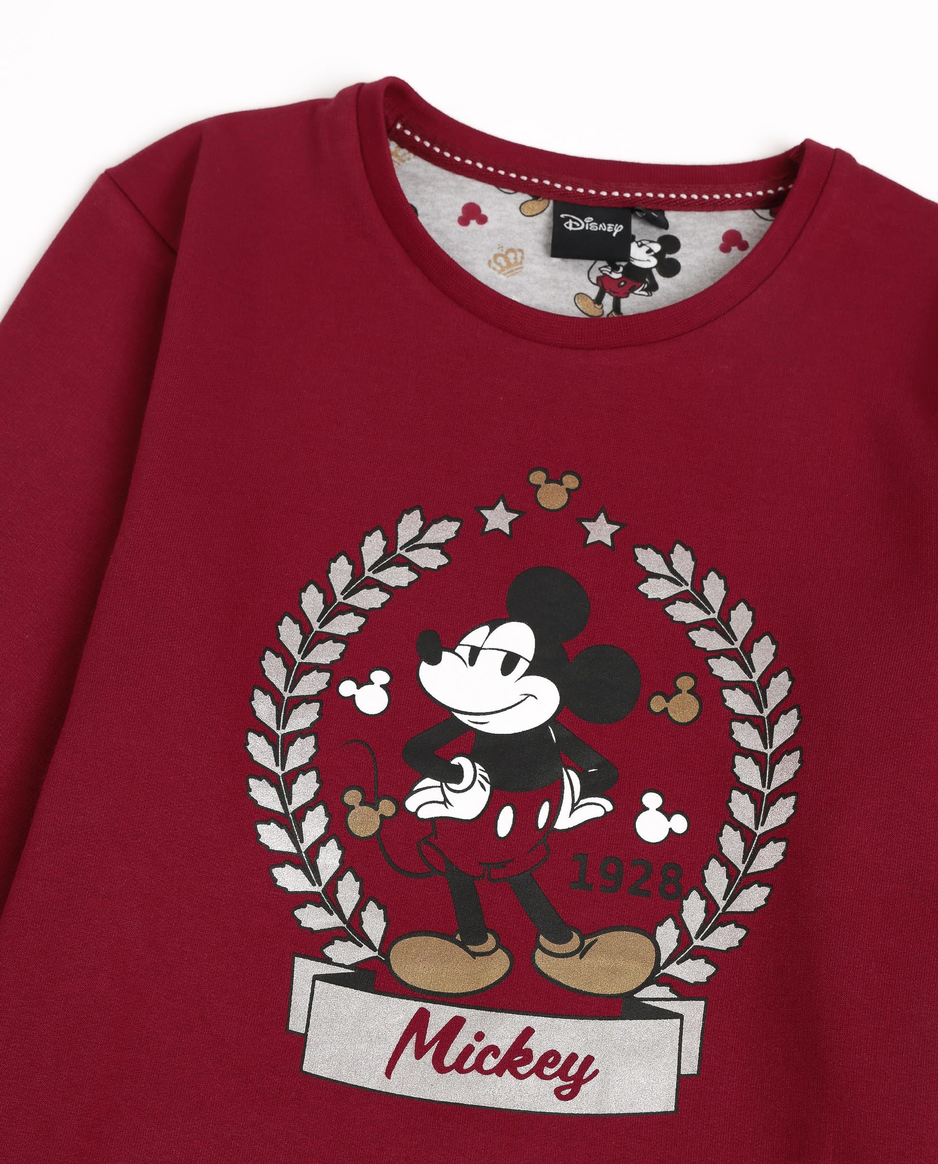 DISNEY Pigiama a maniche lunghe King Mickey per bambina