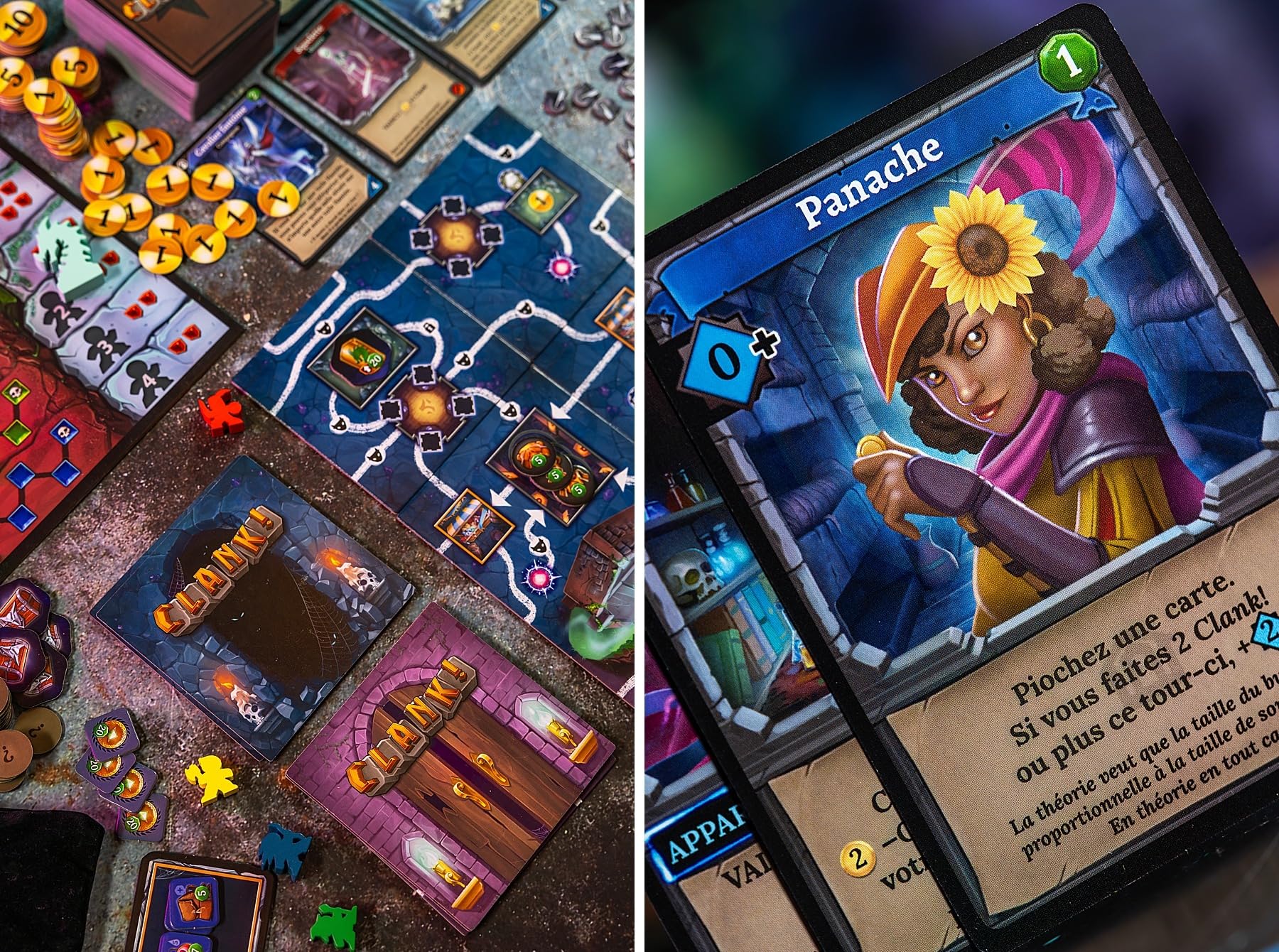 Origames - Clank ! Catacombes - Jeu de Deck Building, Exploration et Prise de Risque - 2 à 4 Joueurs - Français - 85194