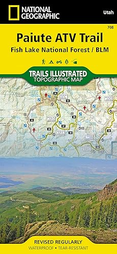 Paiute ATV Trail Map [Fish Lake National Forest, BLM] (National Geographic Trails Illustrated Map, 708)