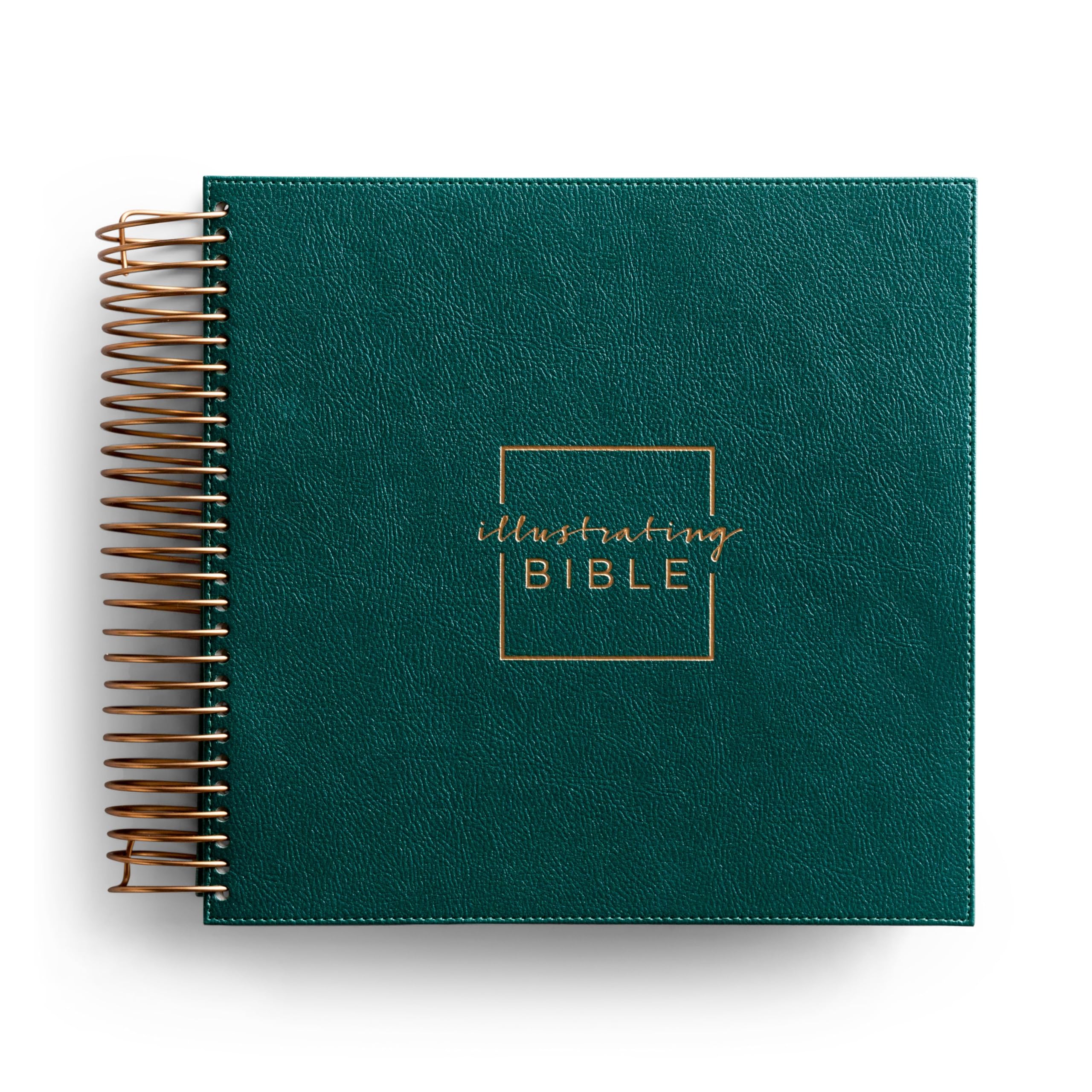 Illustrating Bible CSB Green (Spiral Bound)
