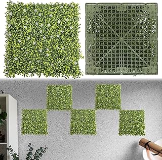 6PCS Artificial Grass Wall Panel Backdrop 18"x18" Grass Wall, Plant Wall，Grass Backdrop Wall, P...