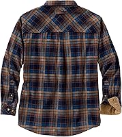 Vista 3 de Legendary Whitetails Camisa de franela de manga larga con botones para hombre, 100% algodón