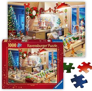 Ravensburger Puzzle 12000718 - Fröhlicher Unfug - 1000 Teile Weihnachts-Puzzle - Geschenke für Erwachsene und Kinder ab 14 Jahren
