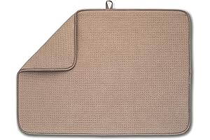 XXL Bottle Drying Mat 24" x 17": The Extra Large Dish Drying...