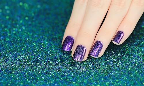 Miniatura 35 de ILNP Madison Ave Esmalte de uñas holográfico metálico rosa antiguo