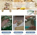 41" x 18" Oversized, 30 Count Jumbo Cat Litter Box Liners - Extra Large Drawstring Bags, 4 Mils Thickness Pan Liner for Pet Cats and Kitties