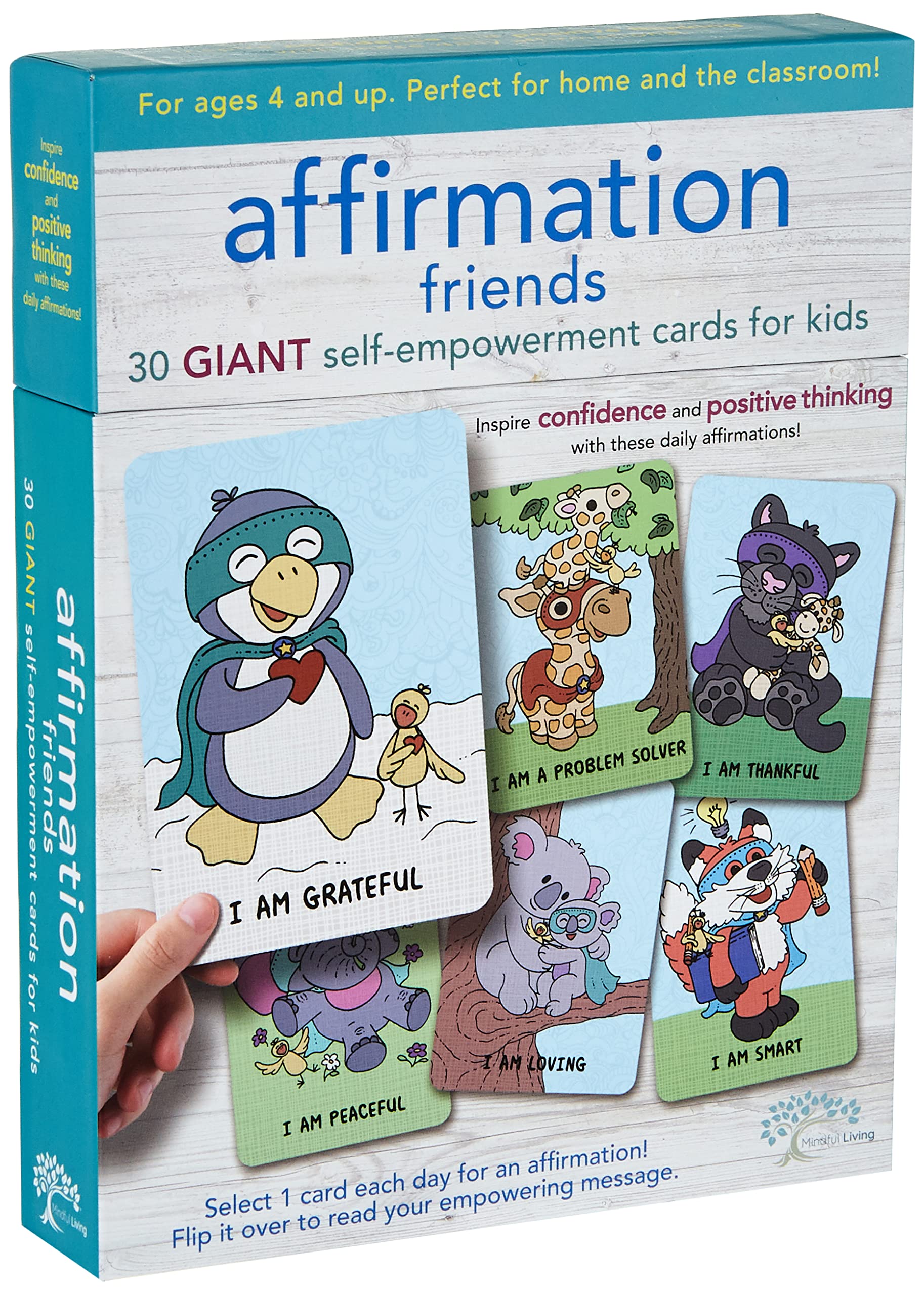 MA Mindful Living Affir tion Friends Cards