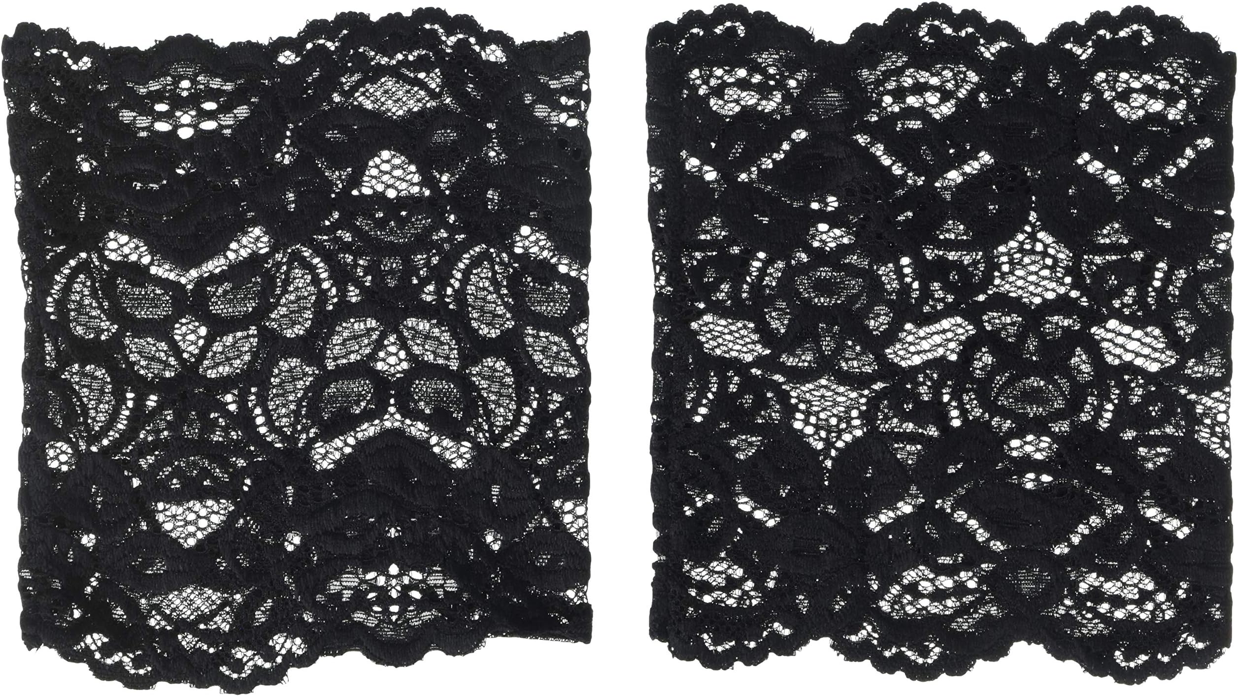 K. BellSocks Women's Lace Boot Cuff, Black, One Size