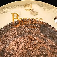 Vista 5 de Meinl Cymbals Byzance - Doble chapoteo de 10 pulgadas, fabricado en Turquía, bronce B20 martillado a mano, 2 años de garantía, B10DUS, pulgadas