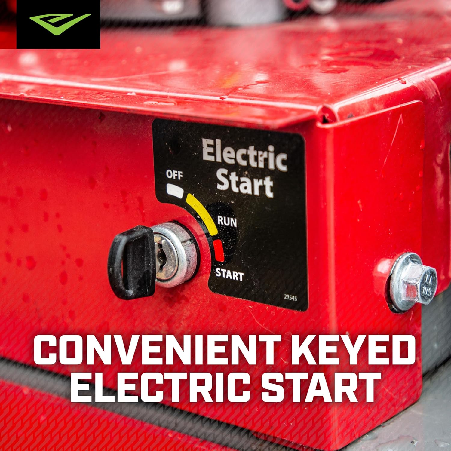 Earthquake Acreage Tow-Behind Mower, 44” Steel Deck, 17.5HP Briggs & Stratton, Electric Start w/Battery, Manual Blade Lever, Adjustable Tow & Height, 2” Ball, Model 42795