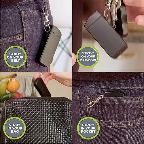 Miniatura 5 de STRO Pajita de metal reutilizable portátil con estuche de viaje y cepillo de limpieza integrado, pajitas de acero inoxidable para vaso de 20 y 30