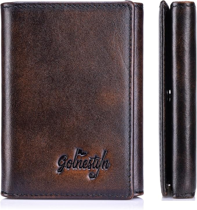 Trifold RFID Leather Wallet