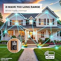 Vista 3 de Kwikset HomeConnect 620 Z-Wave con teclado inteligente de largo alcance, cerradura sin llave conveniente, códigos de usuario personalizables, Bronce