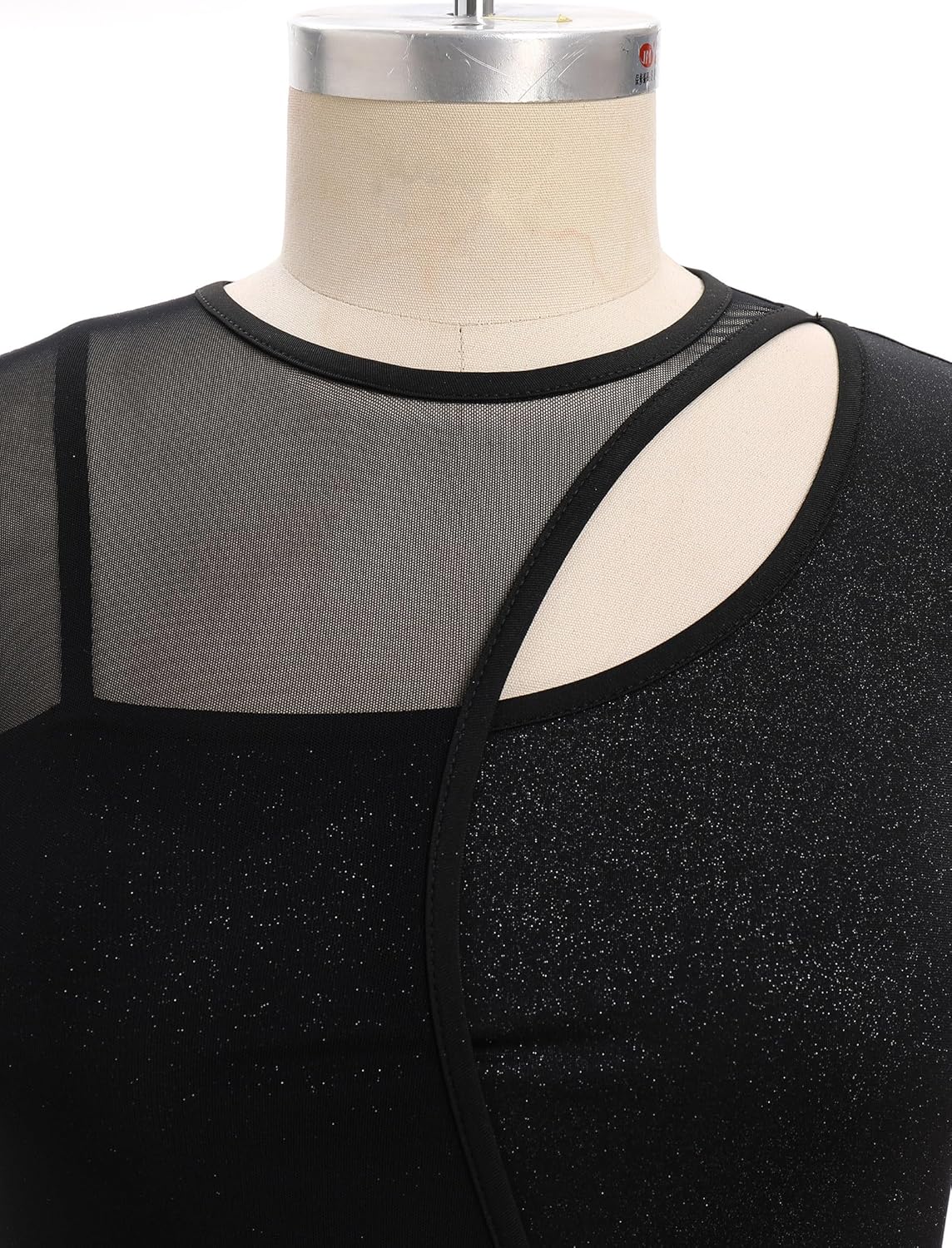 Lyrical Dance Dress for Women 2PCS Chiffon Cross Back Crop Top Ballet Leotard Shorts Mesh Sheer Pants Dance Outfits - Image 6