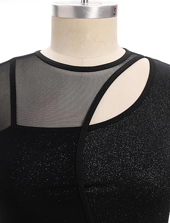 Lyrical Dance Dress for Women 2PCS Chiffon Cross Back Crop Top Ballet Leotard Shorts Mesh Sheer Pants Dance Outfits