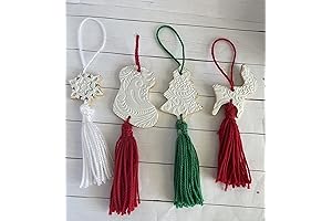 Charming Clay Christmas Tree Ornaments with Essential Oil Diffusing Function