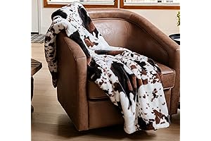 NativeSkins Cowhide Throw Blanket: An Exquisite Touch of Nature's Charm