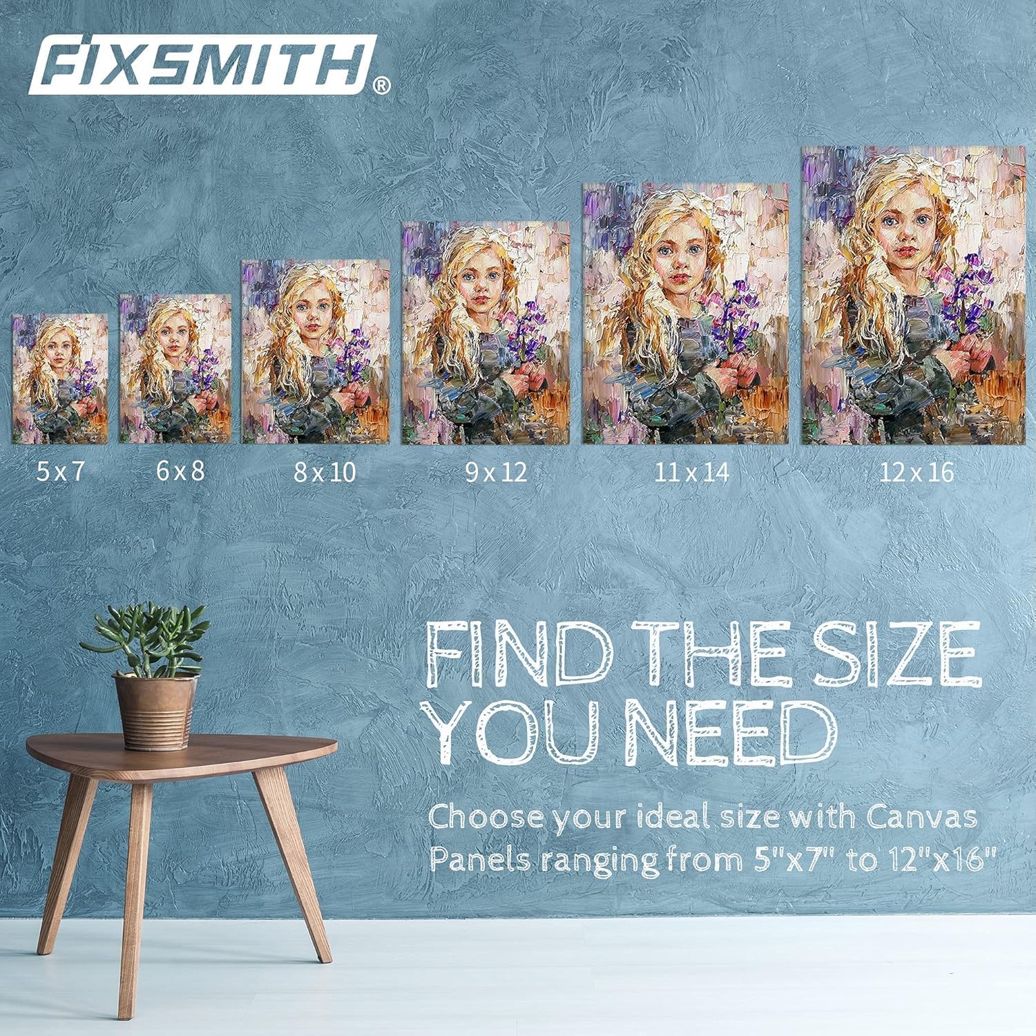 FIXSMITH Canvas for Painting, 8x10 Inch Canvas Boards, Super Value 30 Pack White Blank Canvas Panels, 100% Cotton Primed, Painting Art Supplies for Professionals, Hobby Painters, Students & Kids - Image 7