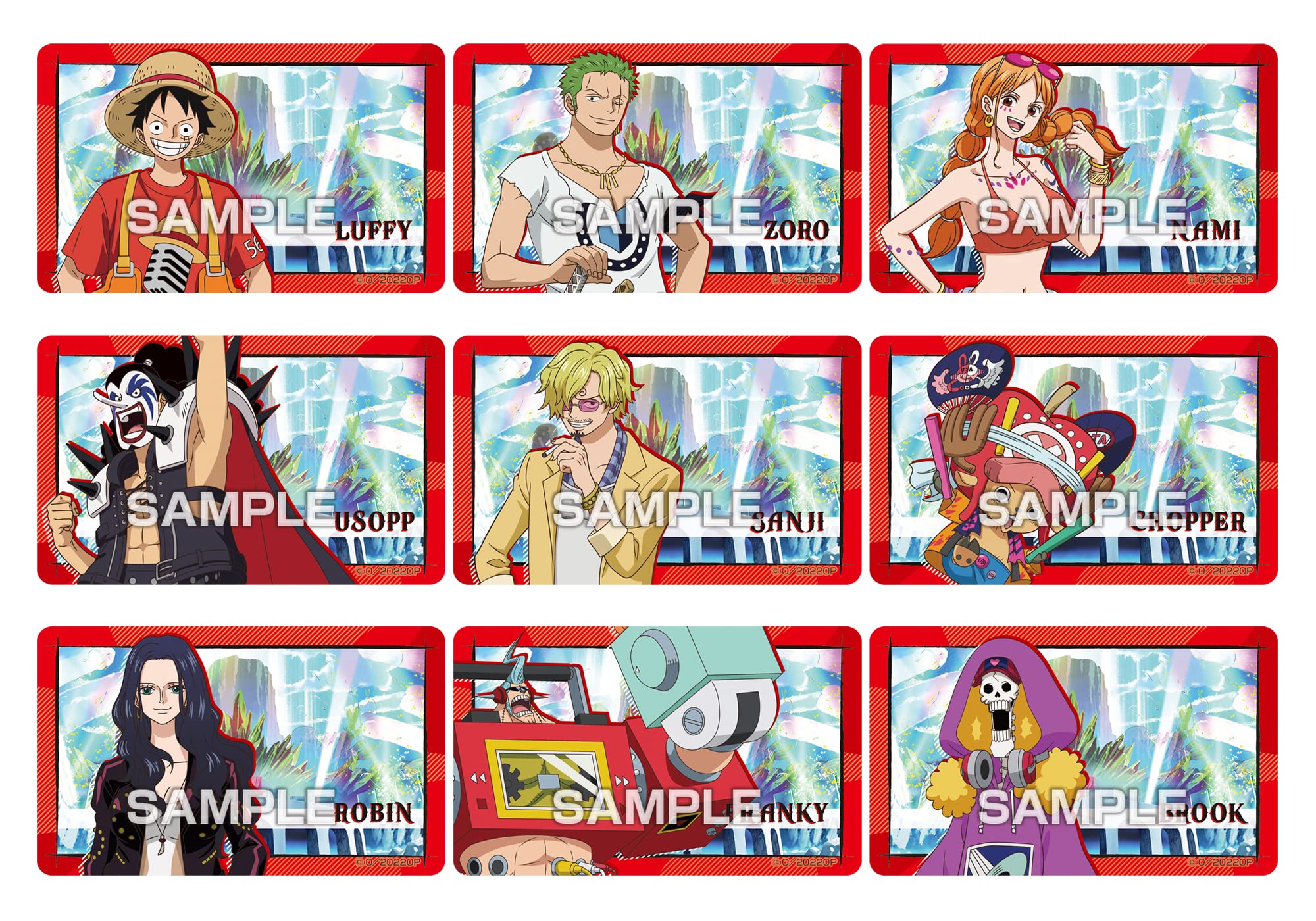Amazon | ONE PIECE FILM RED デコステッカーガムつき 20個入 食玩 