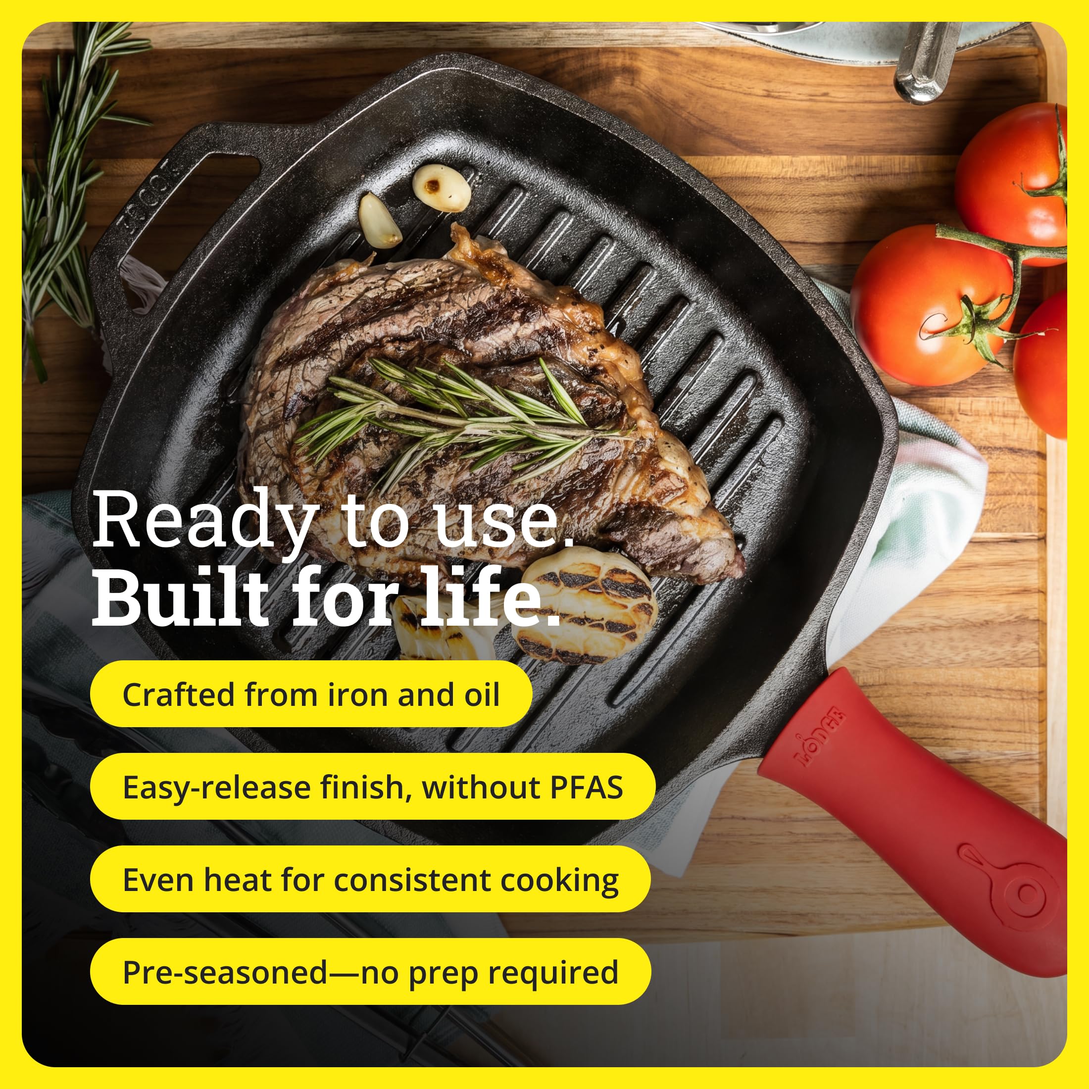 Sartén Grill cuadrada 26cm