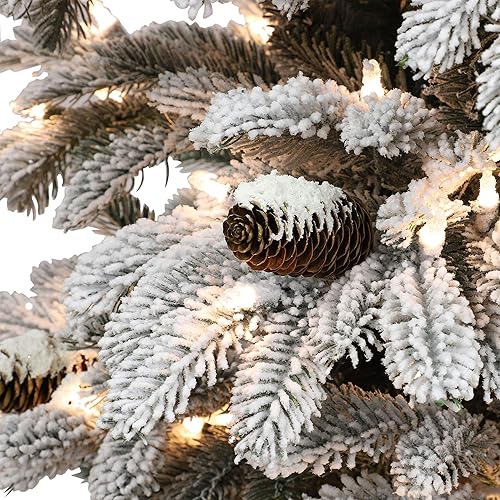 Miniatura 7 de Puleo International Montville - Árbol de Navidad artificial (madera de abeto), color verde