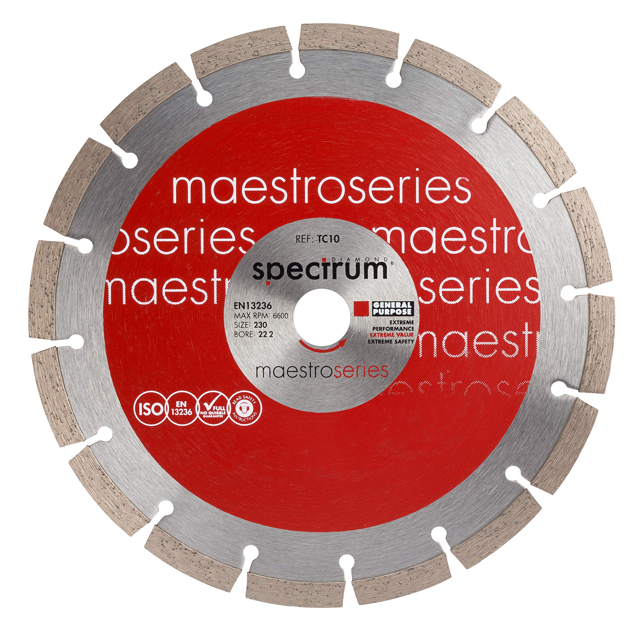 Spectrum General Purpose Segmented Diamond Blade TC10 230mm
