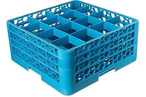 Carlisle FoodService Products Opticlean Glass Rack: Unmatched Durability for Restaurant Dishwashing