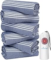 Vista 42 de Antfuny Toallas de playa turcas Esenciales para vacaciones Secado rápido Sin arena De gran tamaño Toalla de baño Piscina Natación Toalla extra