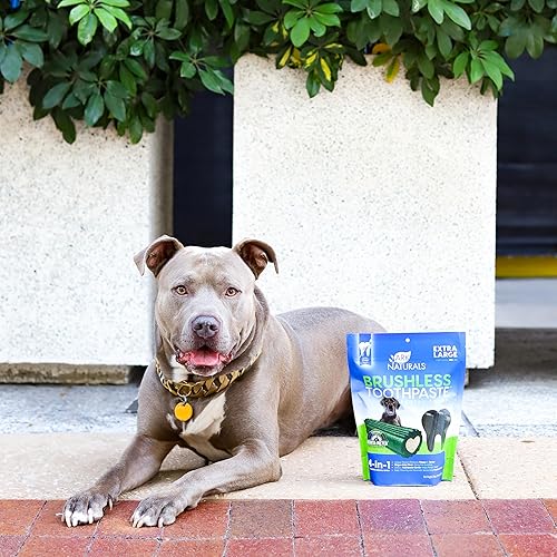 Miniatura 6 de Ark Naturals Brushless Toothpaste Dog Dental Chews Freshens Breath Unique Texture Helps Reduce Plaque  Tartar Multi Size