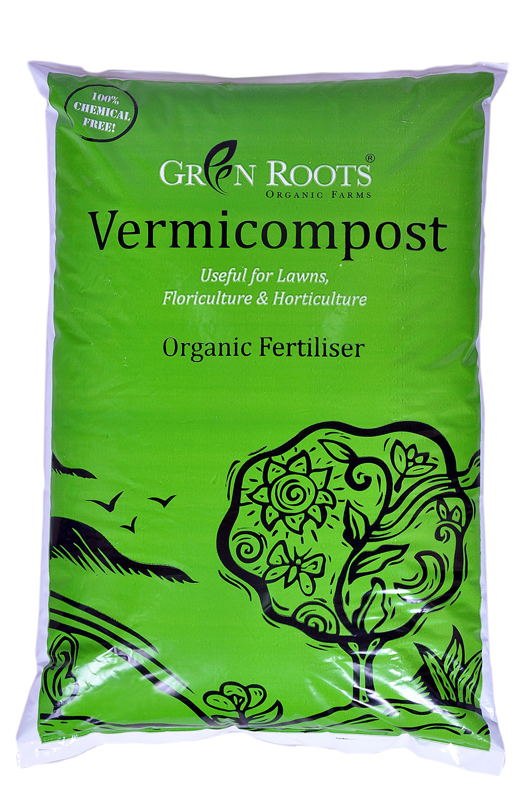 Green Roots Vermicompost Plant Manure/Khad 100% Organic Plant Nutrient for Home Garden 4kg (B0166DZ1LM) Amazon Price History, Amazon Price Tracker