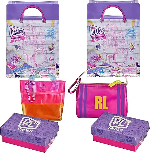 Miniatura 2 de REAL LITTLES - Micro tenis coleccionables y bolso de mano con sorpresas - Paquete exclusivo multicolor 25339