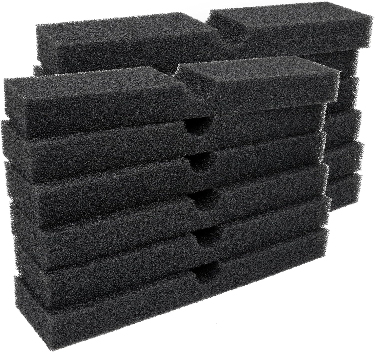 Replacement Sponge Foam Filter Pads Fits for FX4/FX5/FX6, Aquarium Fish Tank Bio Sponge Foam Filter (12pcs)