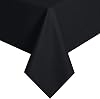 Obstal Clear Plastic Tablecloth 54 x 120 Inch, 100% Waterproof Oil-Proof Spill-Proof Vinyl PVC Table Cloth, Wipeable Rectangle Tablecloth Protector for Dining Table, Outdoor and Indoor Uses, Clear