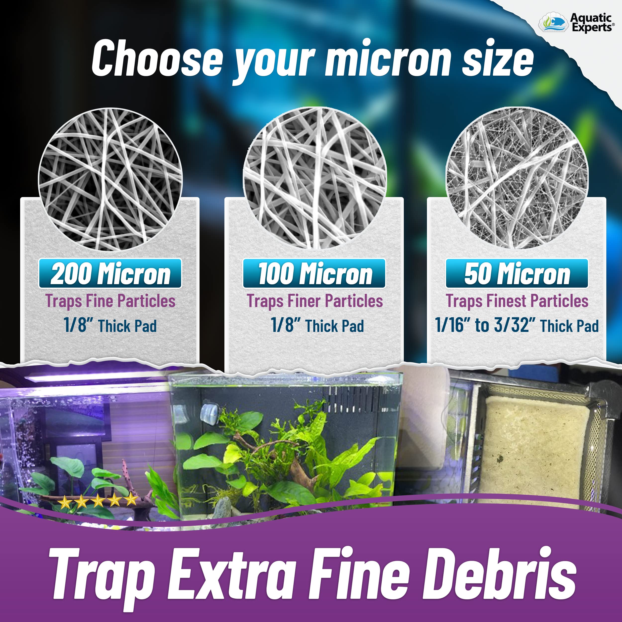 polishing pad for aquarium