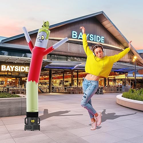 Miniatura 9 de LookOurWay Air Dancers - Tubo inflable para hombre, 20 pies de alto, para promoción de negocios (soplador no incluido), temática de Halloween,