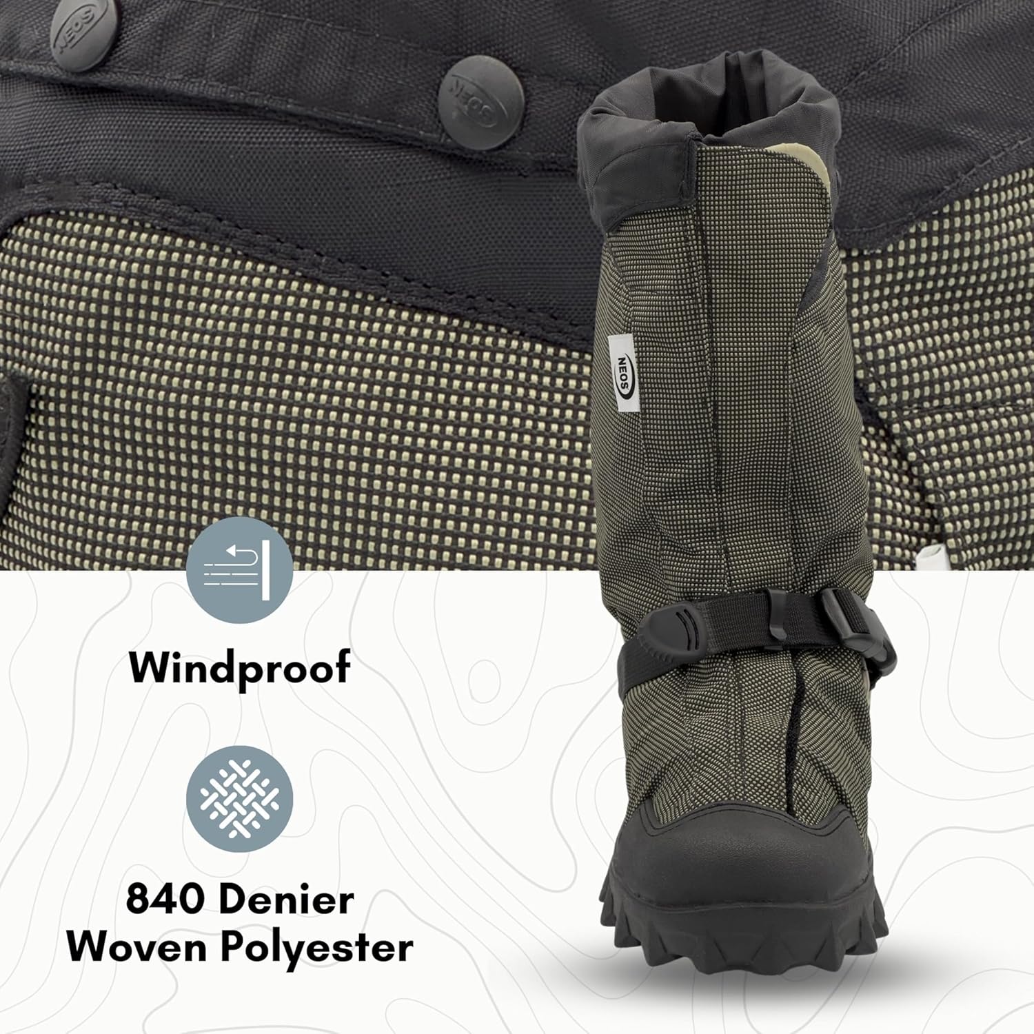 NEOS 15" Navigator 5 Expandable Waterproof Winter Overshoes (N5P3)