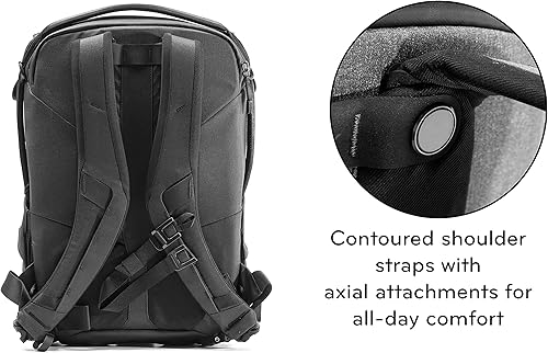 Miniatura 3 de Peak Design Mochila unisex para laptop para adultos, Negro, 20L