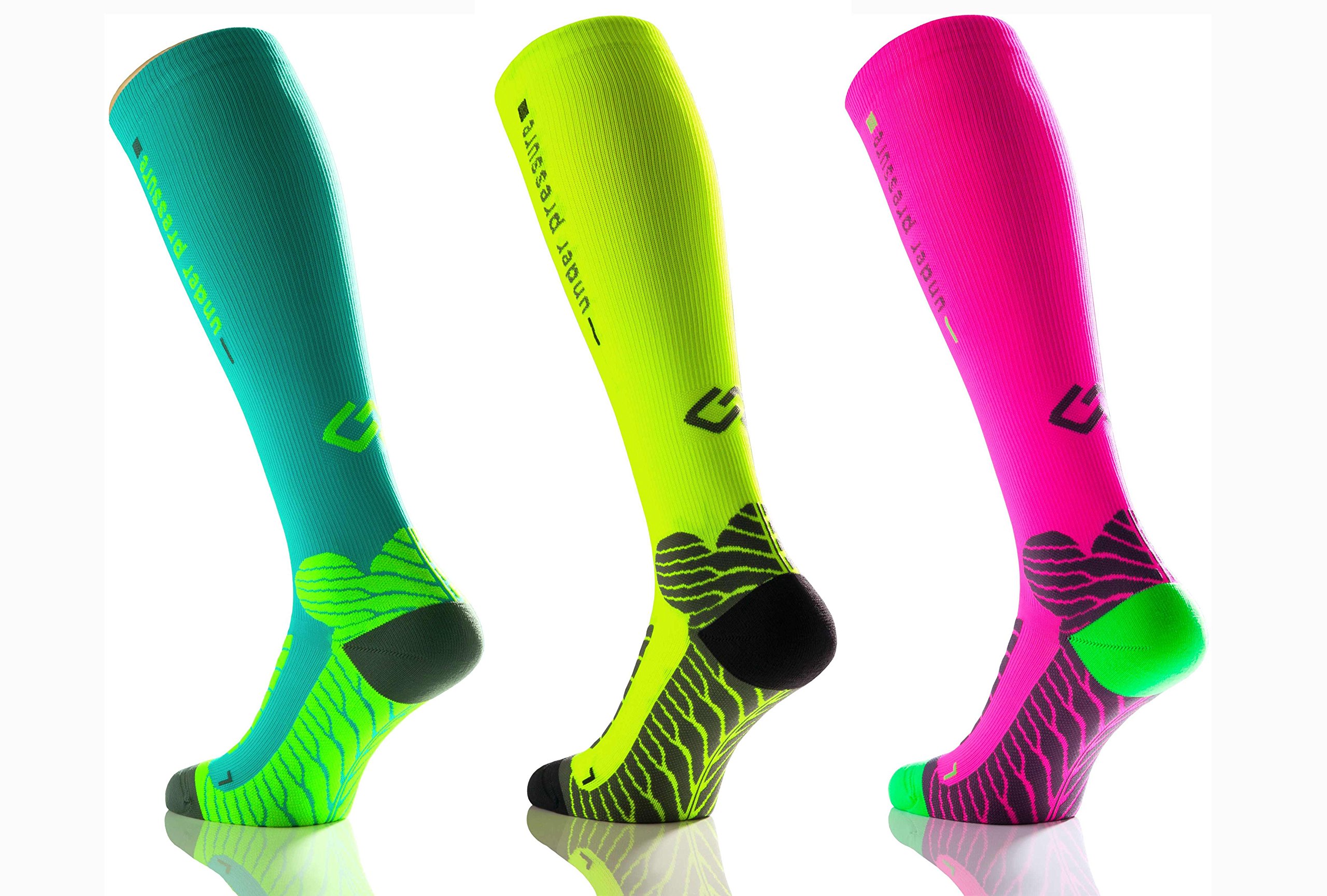 RUNATTACK es la Media de compresión para Deporte de Under Pressure (compresión: 18-21mmHg), Made in Germany!