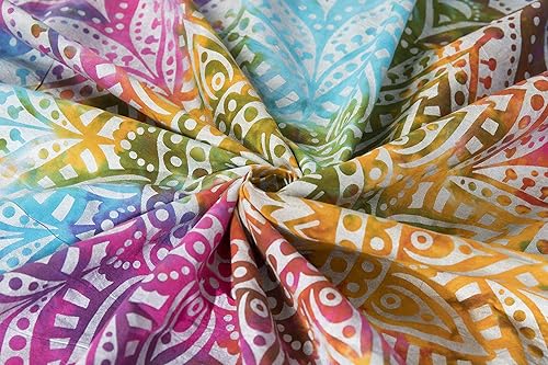 Vista 232 de Popular Handicrafts Tapestry Wall Hanging Hippie Ombre Mandala Bohemian HippyMetallic Shine Intricate Indian Tapestries Bedspread 84 x 90 Inches