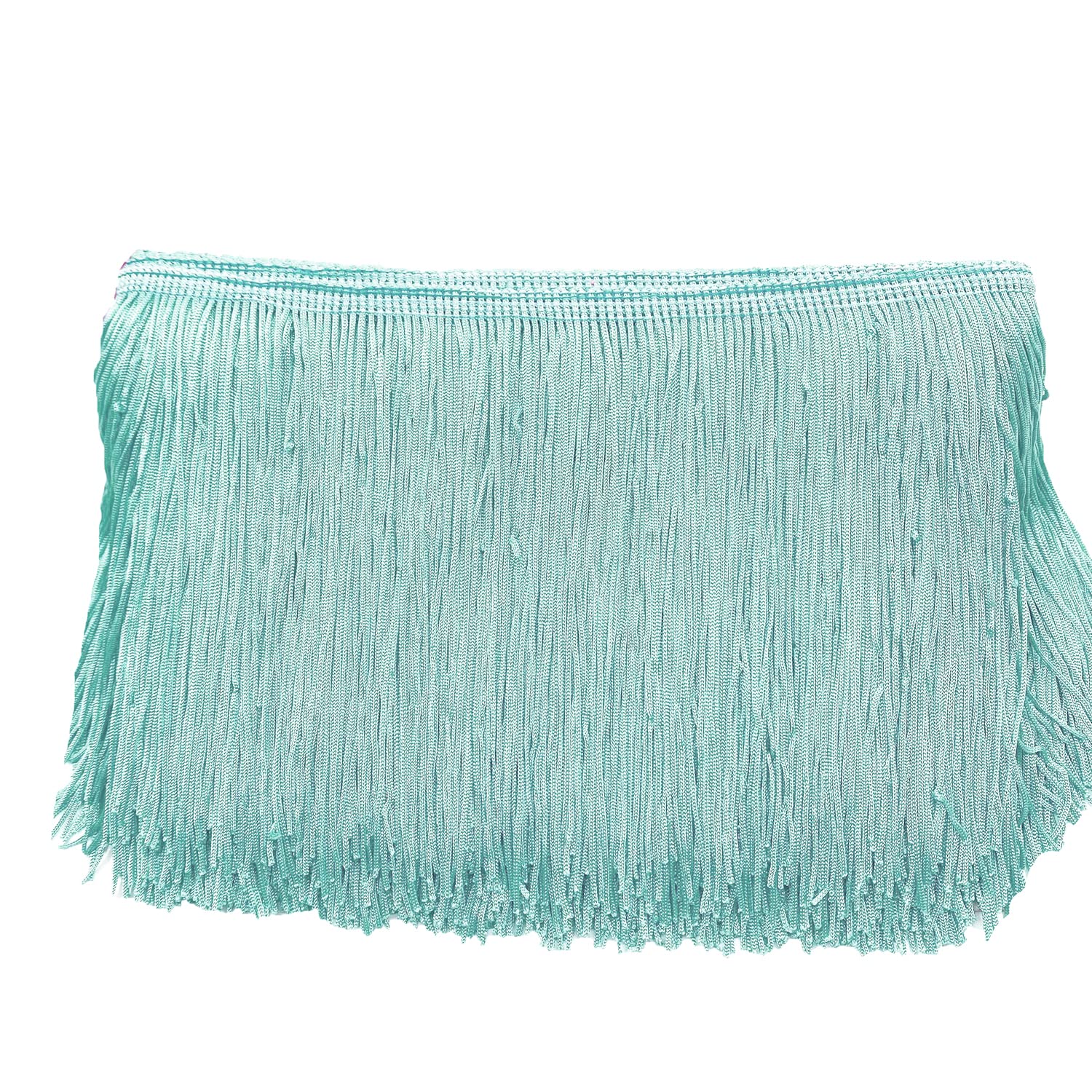 Ruban à Franges Coupées 10 Cm X 5 M - Soie Polyester Pour Couture, Danse, Déco - Multicolor (violet Clair)