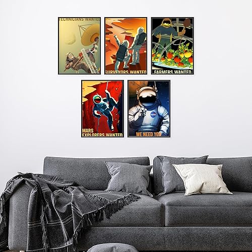 Miniatura 4 de Tmo2 - Póster espacial, póster espacial, arte de pared espacial, póster de la NASA, planeta de Marte, póster de astronomía, arte espacial, póster