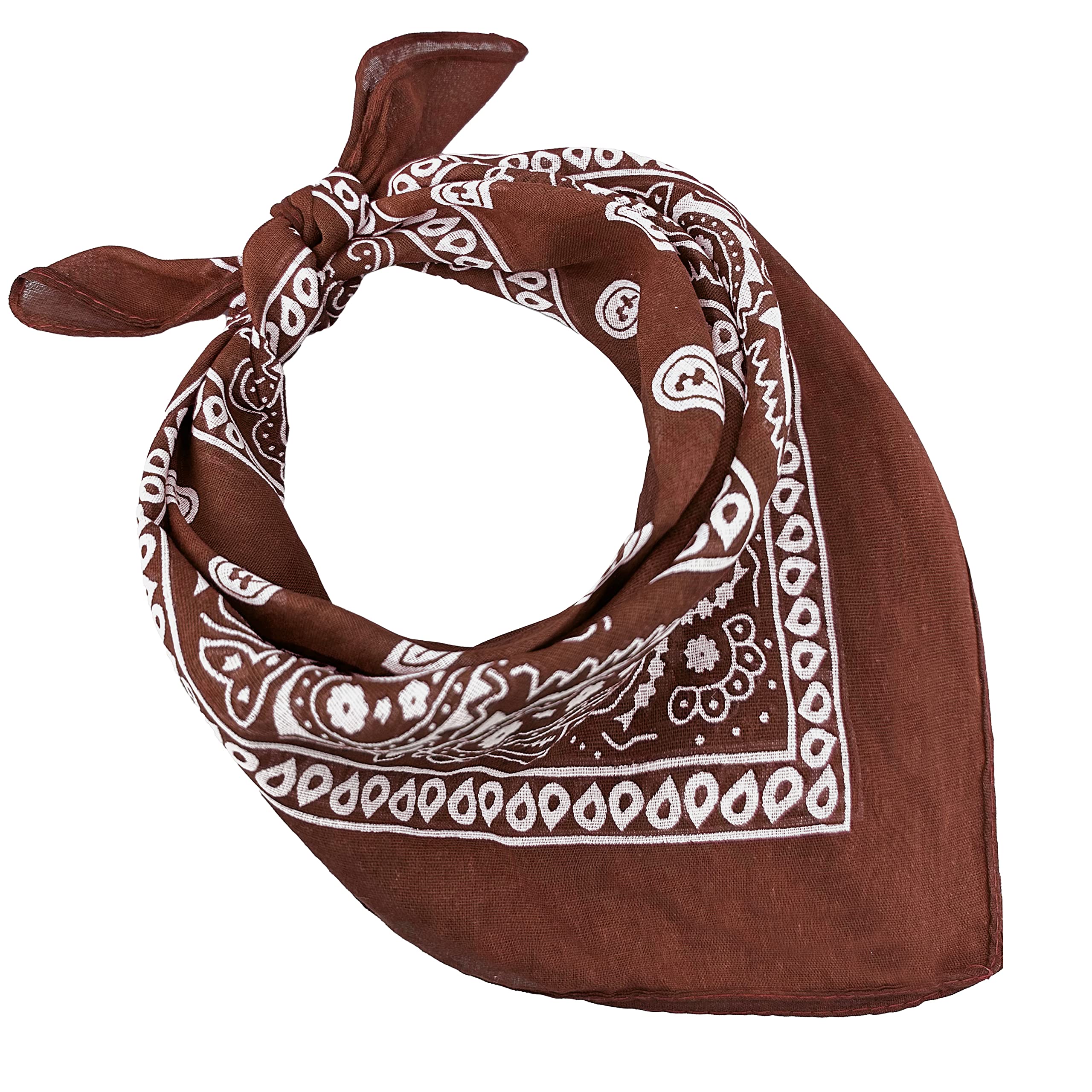 JOPHY & CO. 100% algodón BANDANA SET 3/5/10 para Mujeres Hombres Niños Unisex Único y/o Paisley Pattern COD. A644 — view 43